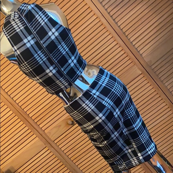 Lush Two Can Play Black Plaid Two-Piece Set NWOT - Picture 12 of 14